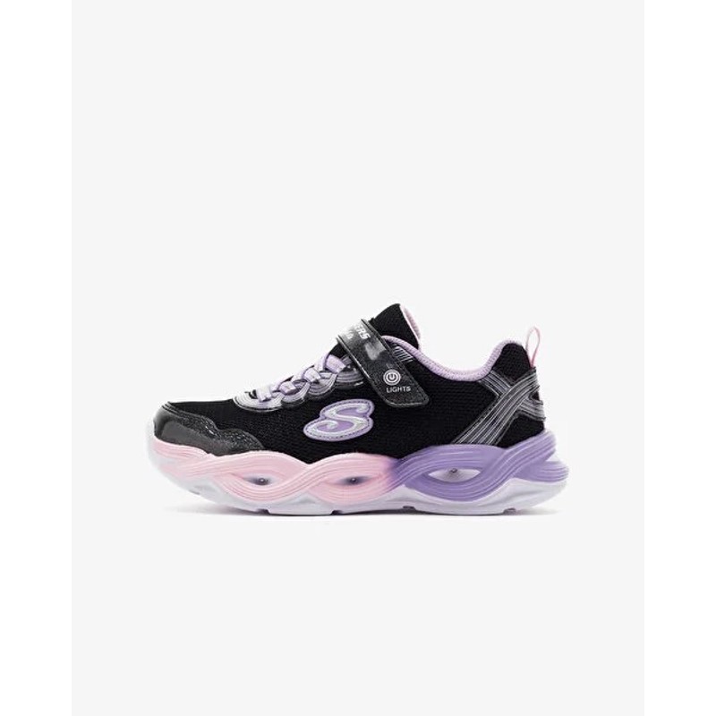 Skechers Twisty Glow Kız Çocuk Spor Ayakkabı (303717L BKMT) Siyah-Çoklu